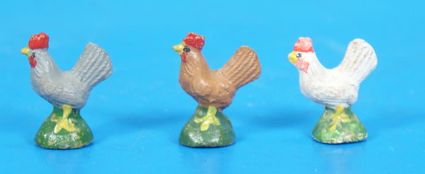 PFEIFFER 3 Hühner Miniaturserie Masse PFM016