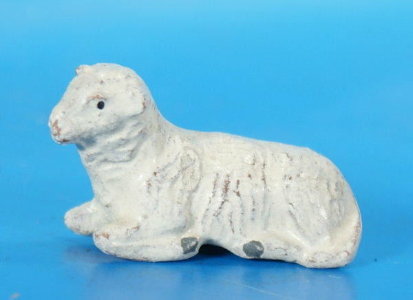 Elastolin Schaf liegend Miniaturserie Masse EM021