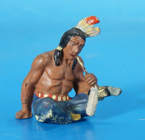 LINEOL Indianer mit Pfeife Masse WL050