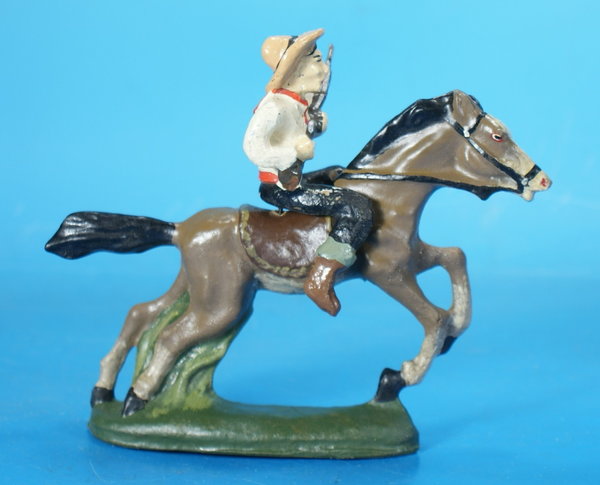 FRÖHA Cowboy mit Gewehr zu Pferd Masse WFrö025