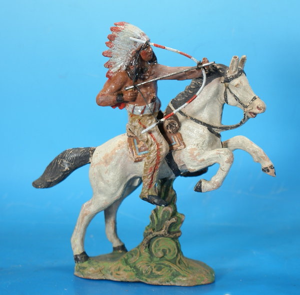 PFEIFFER Indianer mit Bogen zu Pferd Masse WPF1018
