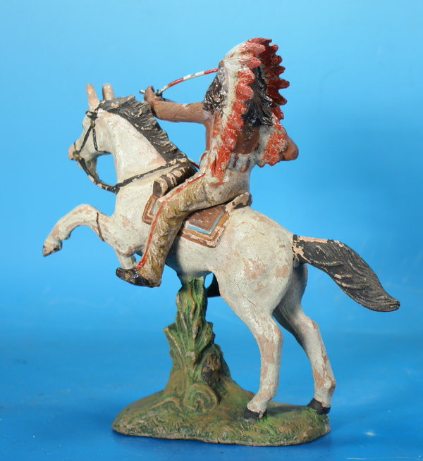 PFEIFFER Indianer mit Bogen zu Pferd Masse WPF1018