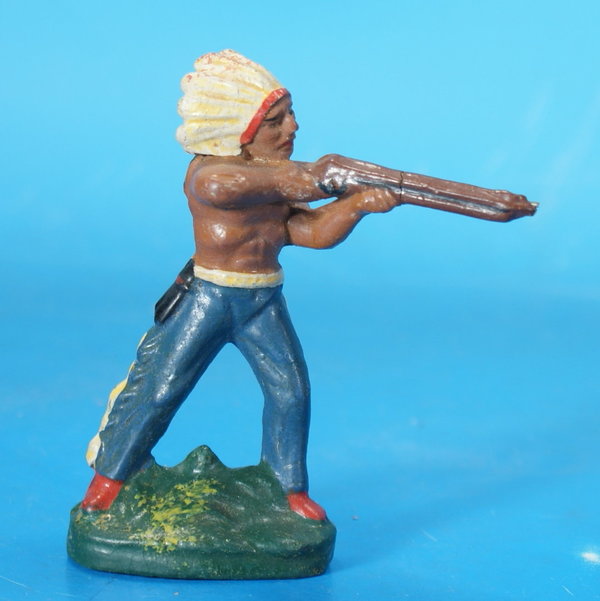 DDR Indianer mit Gewehr Masse WDDR080