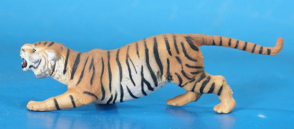 ELASTOLIN Tiger angreifend Hart-Plastik PET041