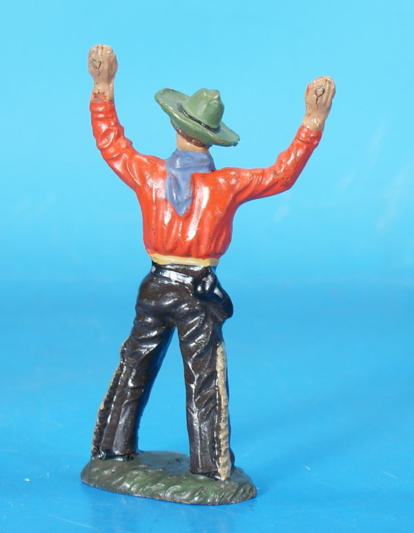 LINEOL Cowboy Hände hoch 1. Bemalung Masse WL564