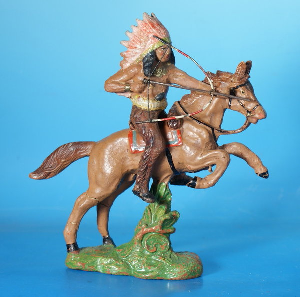 PFEIFFER Indianer mit Bogen zu Pferd um 1914 WPF1040