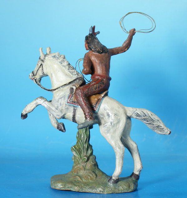 PFEIFFER Indianer mit Lasso zu Pferd um 1914 WPF1042