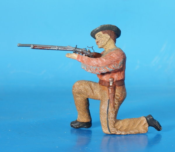 PFEIFFER Cowboy mit Gewehr kniend um 1914 WPF1048