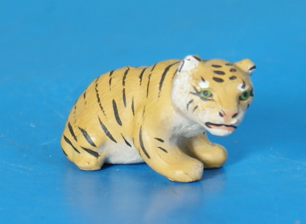 LINEOL Tiger jung Altbemalung um 1940 Masse L8681