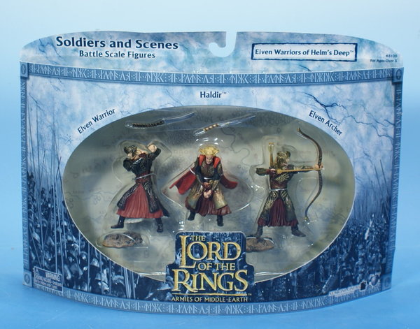 LOTR AOME Elven warriors at Helm´s deep 7 cm Serie AOME053
