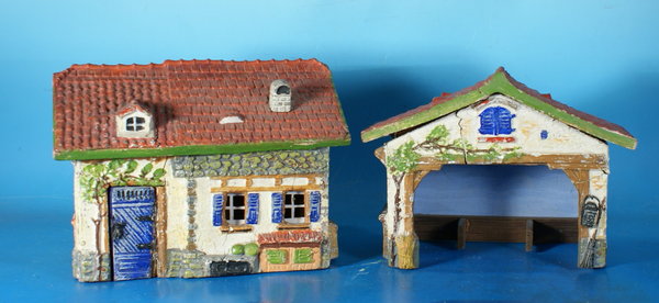 Elastolin Bauernhof 51 x 33 x 16 cm Miniaturserie Masse EM046