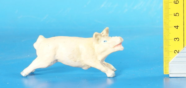 DUROLIN Schwein springend um 1950 Masse DU144C