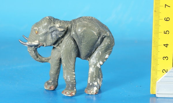 CHIALU ITALY Elefant jung kleine Version um 1930 Masse Chi255 C1
