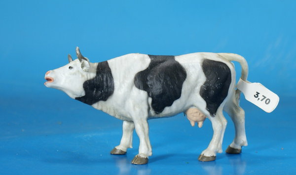 ELASTOLIN Kuh brüllend um 1960 Hart-Plastik PET054 C4