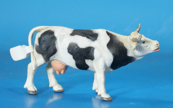 ELASTOLIN Kuh brüllend um 1960 Hart-Plastik PET056 C4