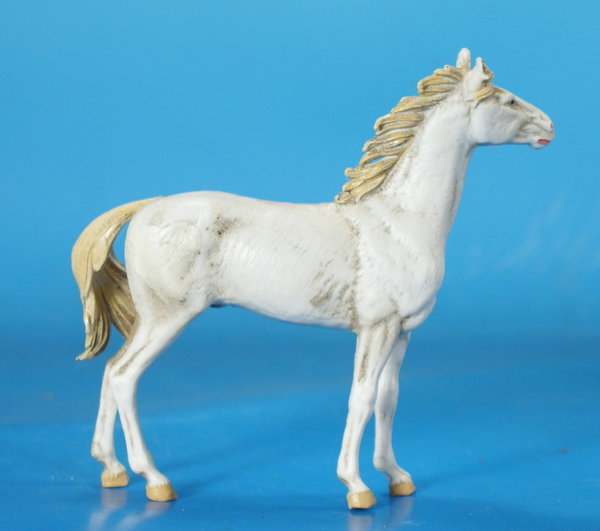ELASTOLIN Pferd stehend um 1960 Hart-Plastik PET090 C4