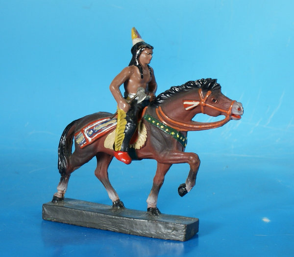 LEYLA Indianer zu Pferd 1. Serie um 1950 Masse WLey109 K