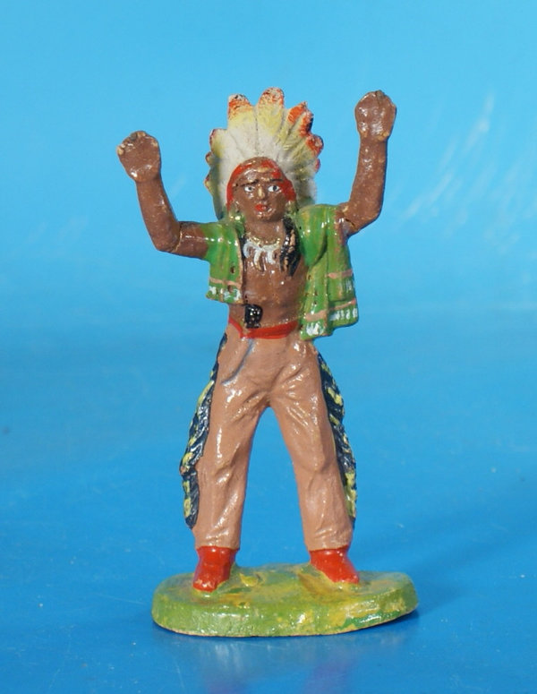 TIPPLE TOPPLE Indianer erhobene Hände um 1950 Masse WTT082 c11